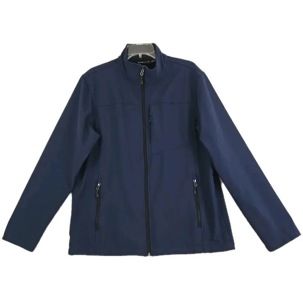 Swisstech ~Men's Size M (38-40)~ Navy Blue Zip-Up Windbreaker Jeacket.